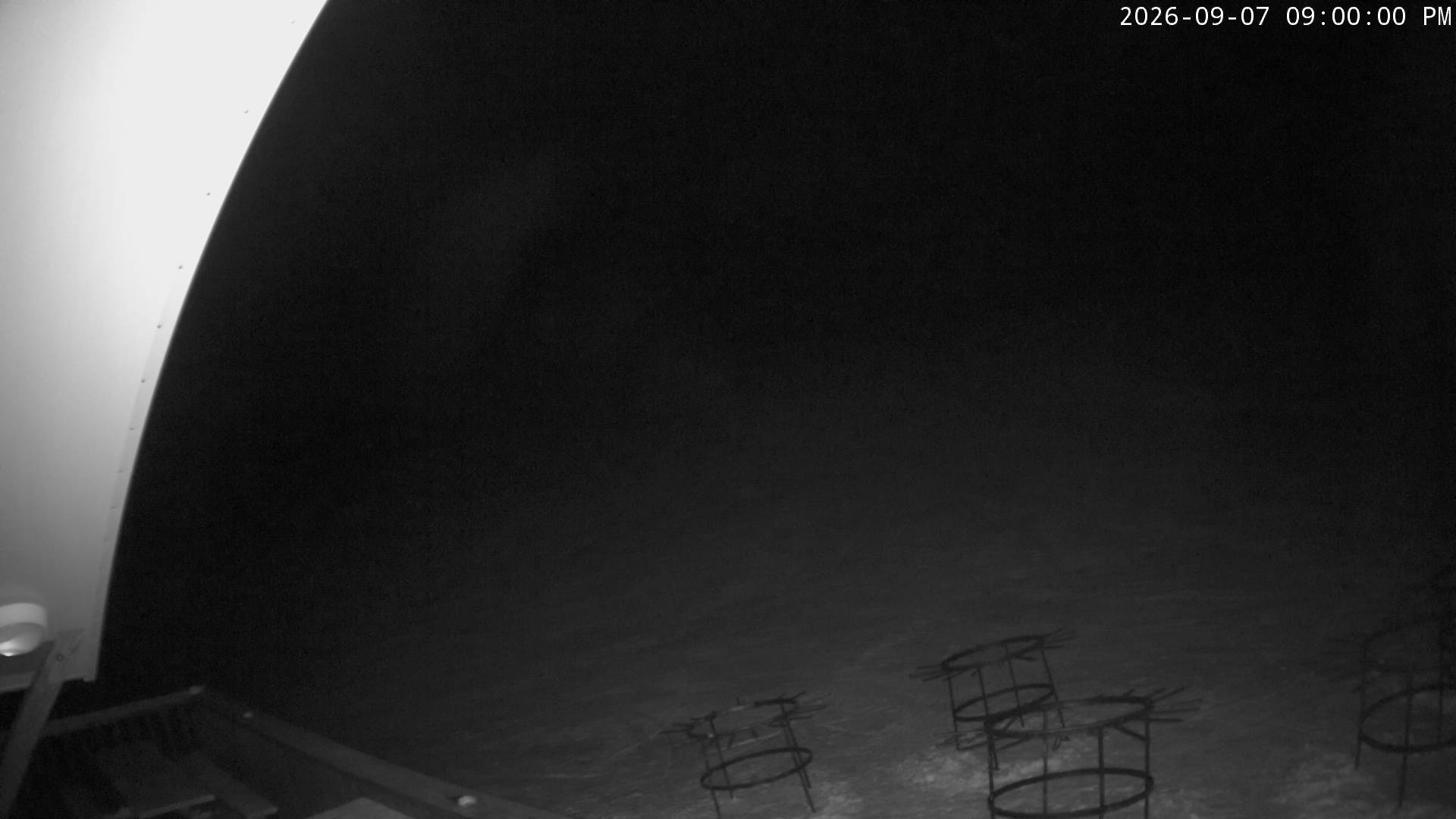 Cardrona Alpine Resort Captain's Basin snow cam captured at 7 September 2026 at 9:10 pm NZST