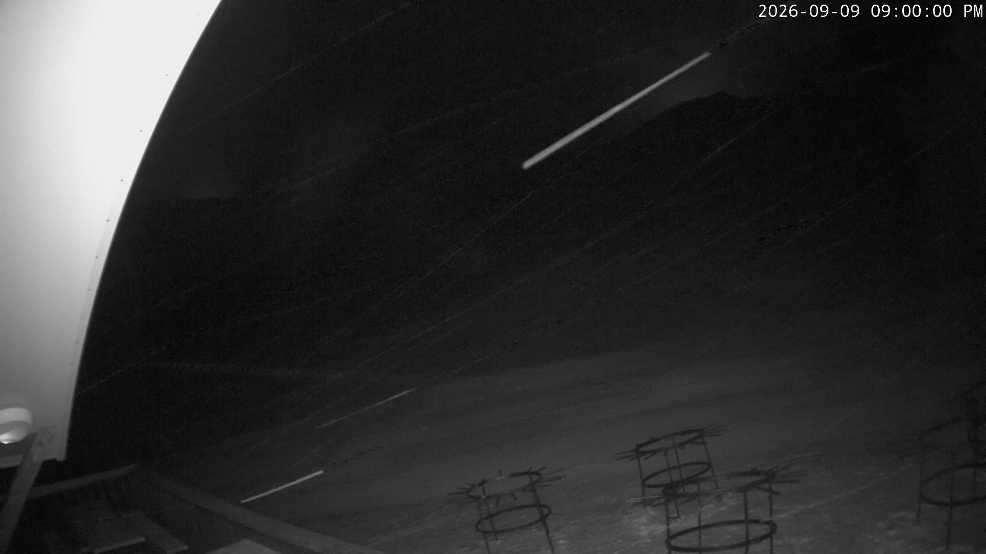 Cardrona Alpine Resort Captain's Basin snow cam captured at 9 September 2026 at 9:01 pm NZST