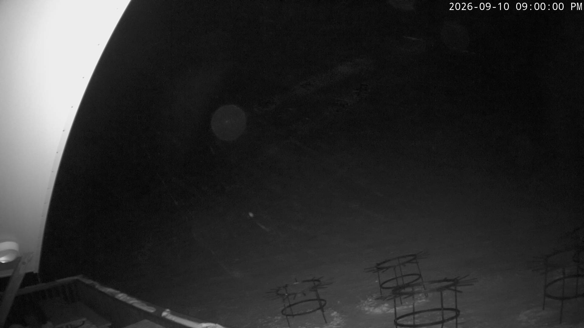 Cardrona Alpine Resort Captain's Basin snow cam captured at 10 September 2026 at 9:01 pm NZST
