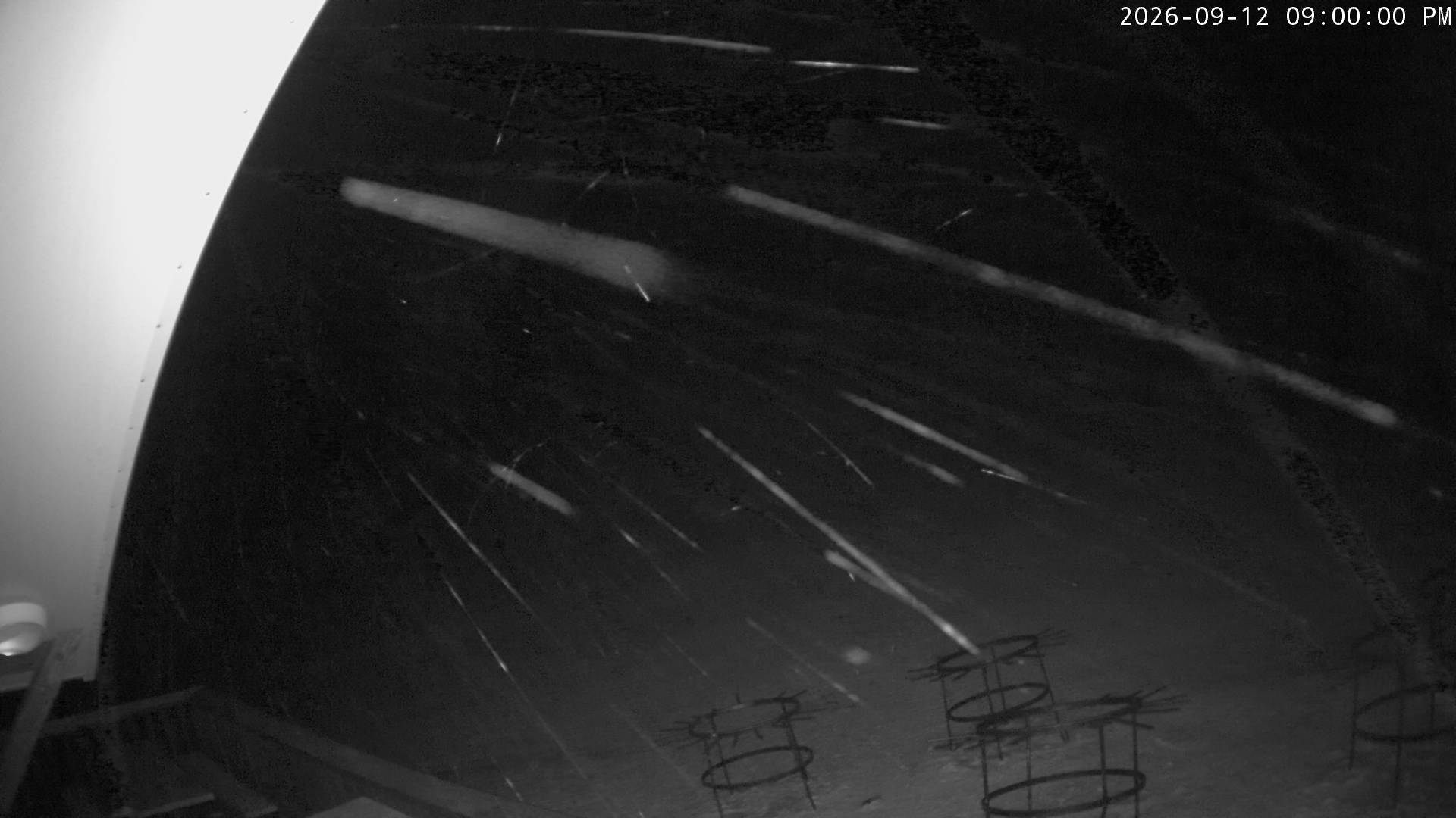 Cardrona Alpine Resort Captain's Basin snow cam captured at 12 September 2026 at 9:03 pm NZST