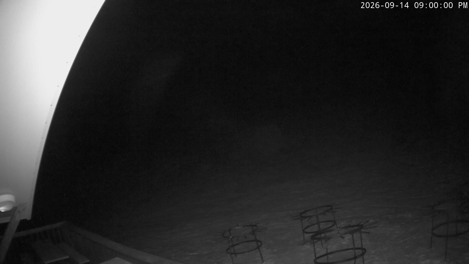 Cardrona Alpine Resort Captain's Basin snow cam captured at 14 September 2026 at 9:25 pm NZST