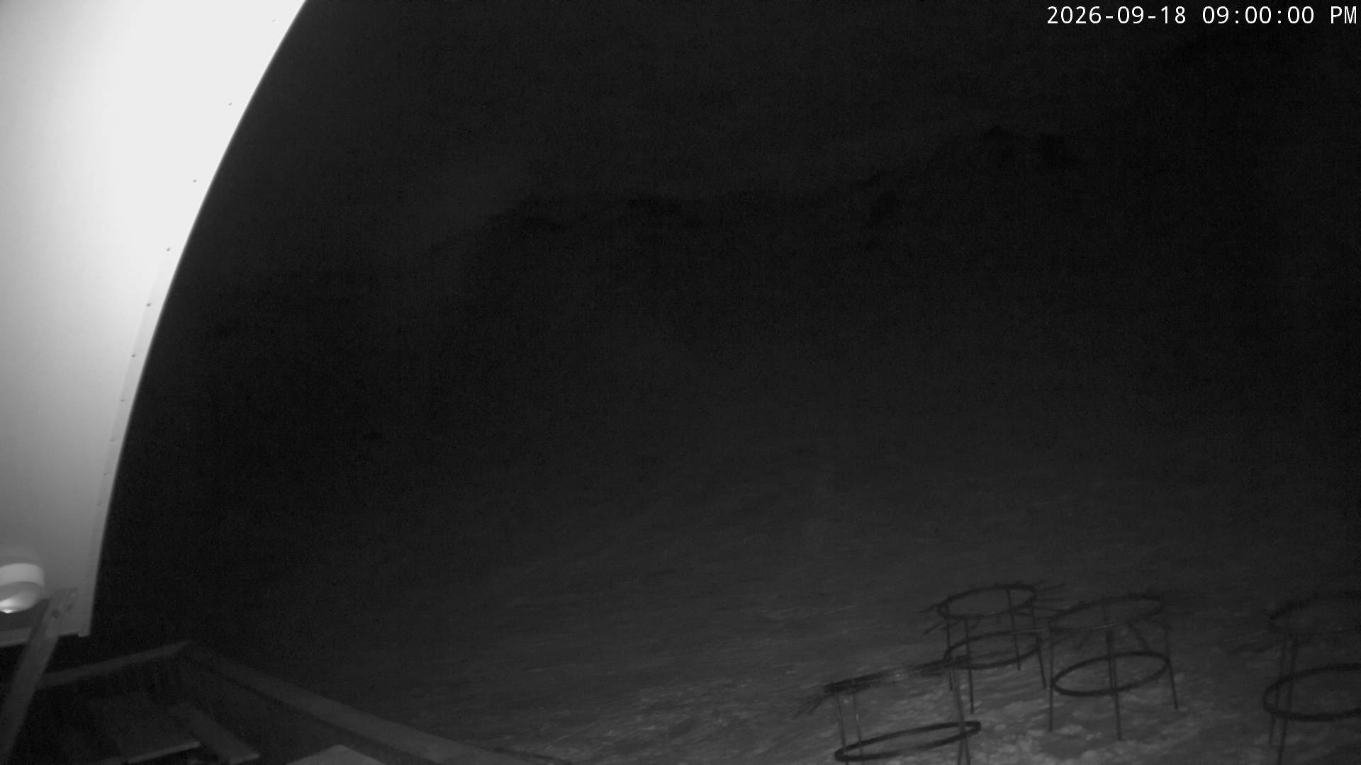 Cardrona Alpine Resort Captain's Basin snow cam captured at 18 September 2026 at 9:10 pm NZST