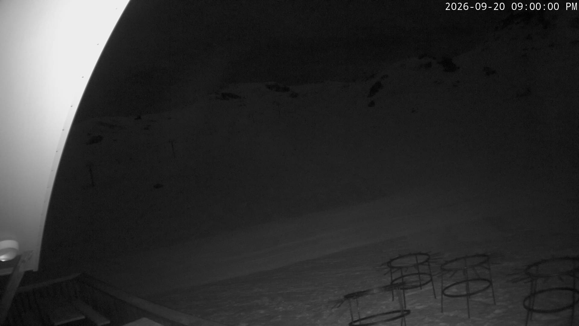 Cardrona Alpine Resort Captain's Basin snow cam captured at 20 September 2026 at 9:02 pm NZST