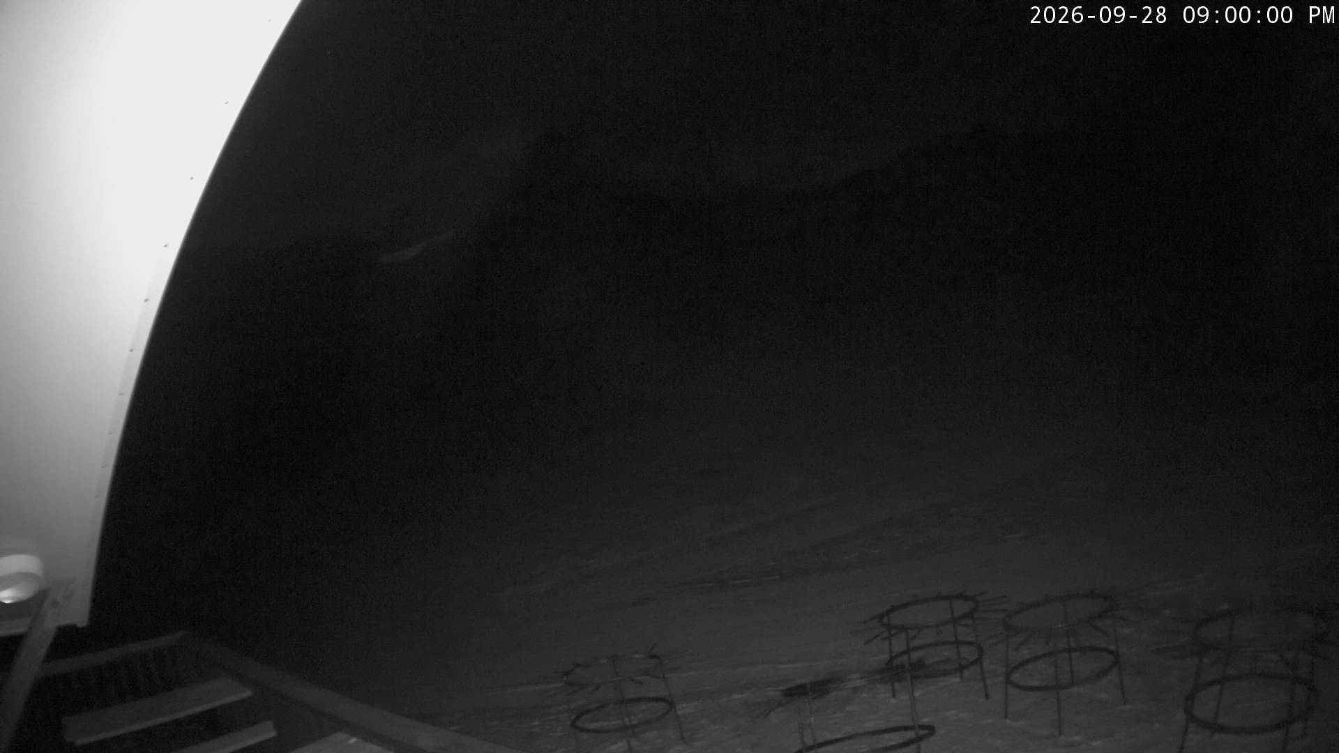 Cardrona Alpine Resort Captain's Basin snow cam captured at 28 September 2026 at 9:09 pm NZDT