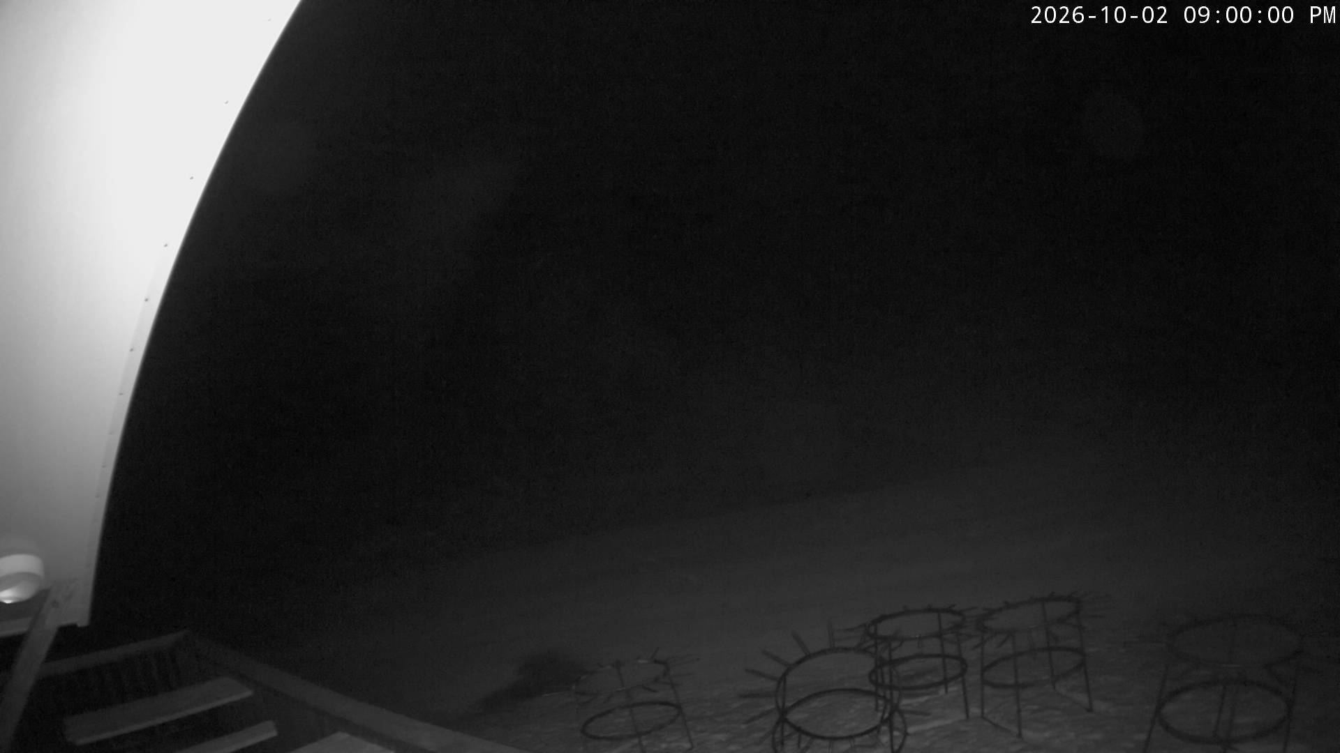 Cardrona Alpine Resort Captain's Basin snow cam captured at 2 October 2026 at 9:00 pm NZDT