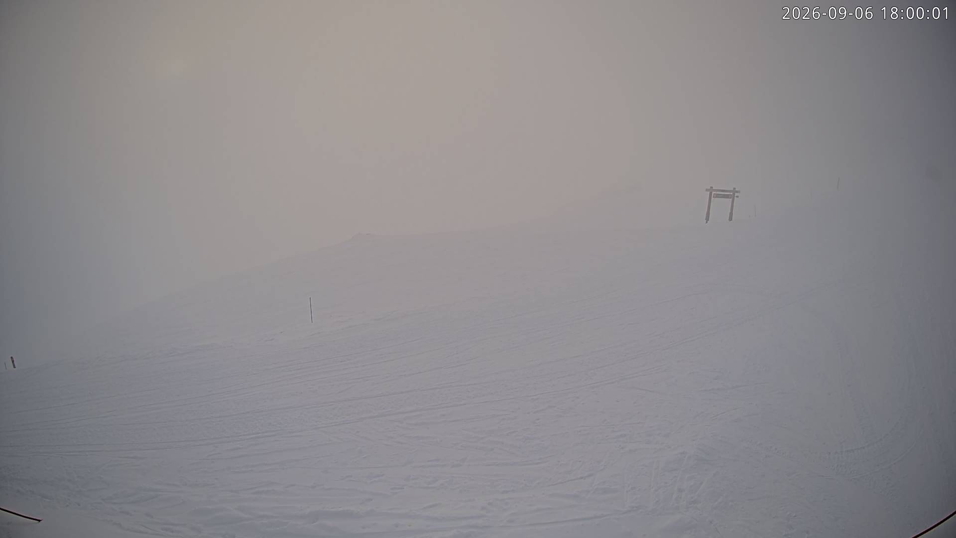 Cardrona Alpine Resort Soho Basin snow cam captured at 6 September 2026 at 6:00 pm NZST