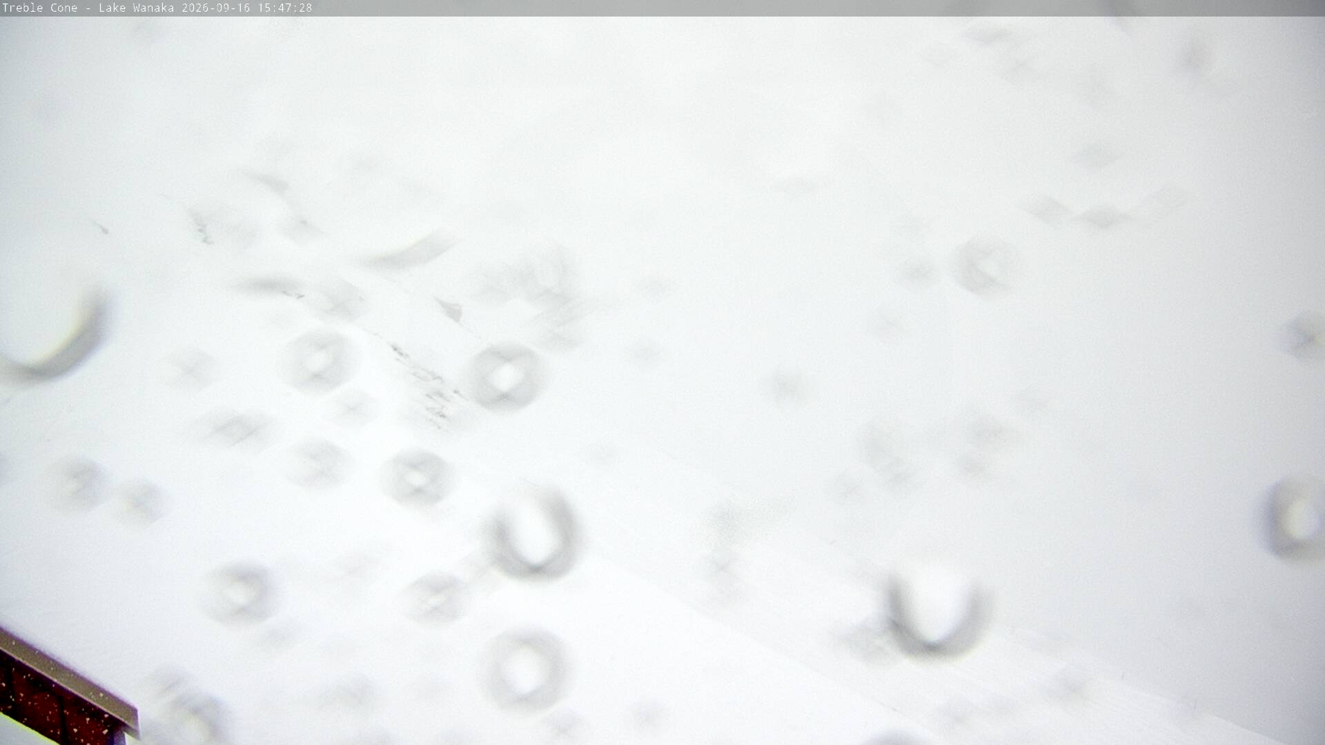 Treble Cone Home Basin snow cam captured at 16 September 2026 at 3:32 pm NZST