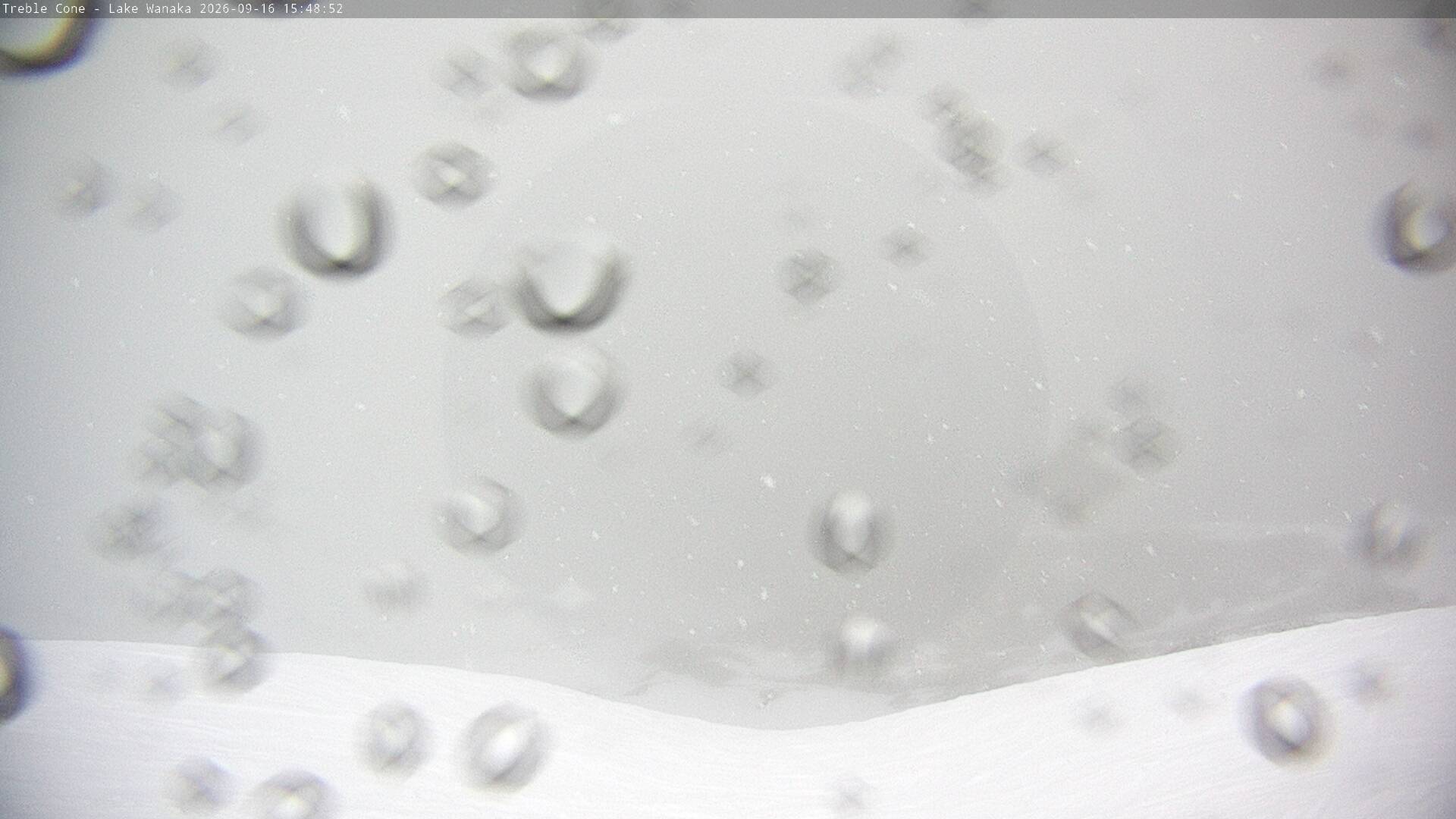 Treble Cone Lake Wānaka View snow cam captured at 16 September 2026 at 3:32 pm NZST