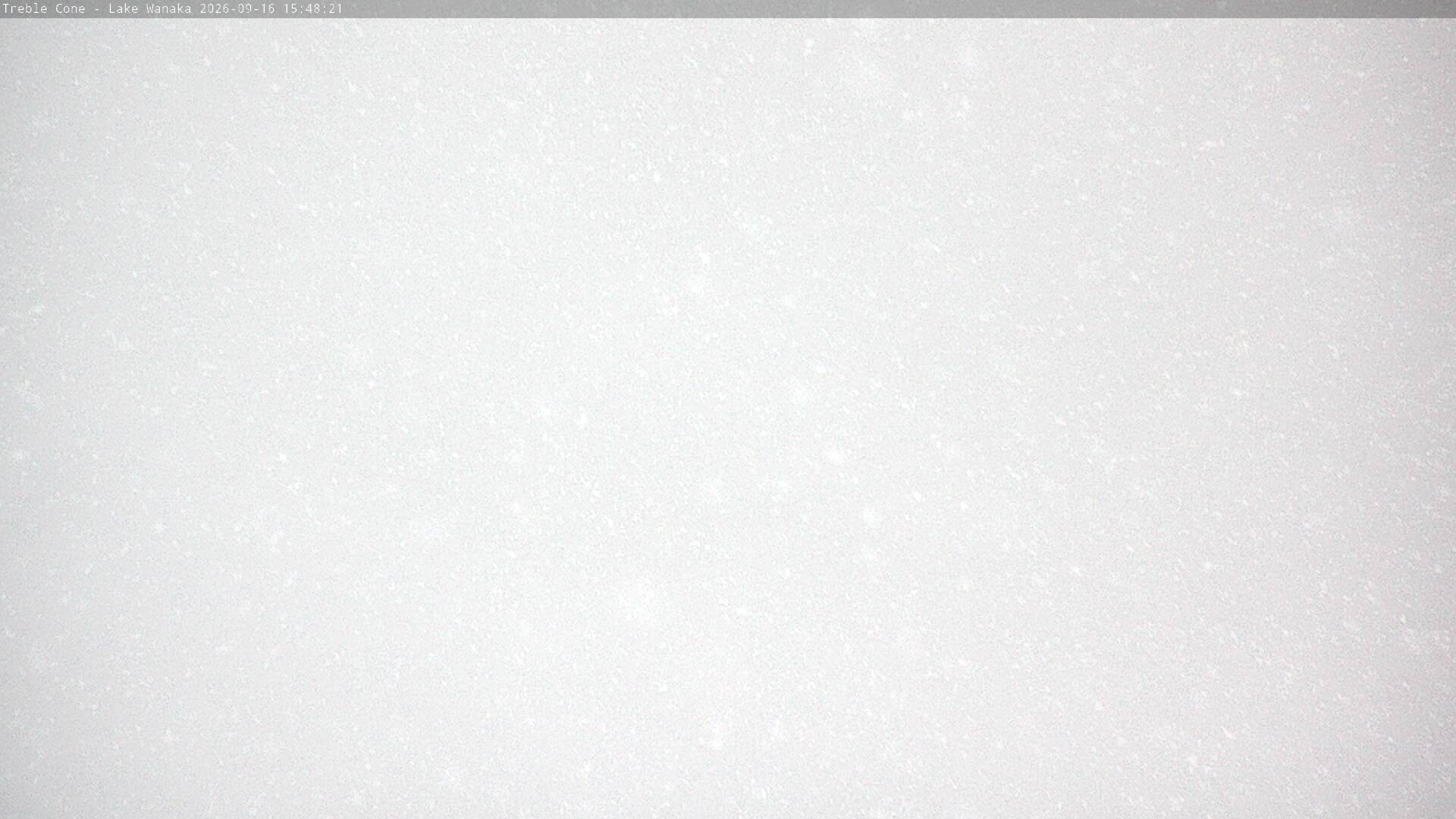 Treble Cone Base Building snow cam captured at 16 September 2026 at 3:32 pm NZST