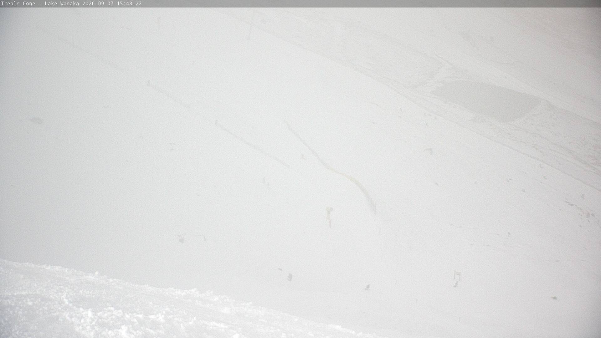 Treble Cone Lower Home Basin snow cam captured at 7 September 2026 at 3:41 pm NZST