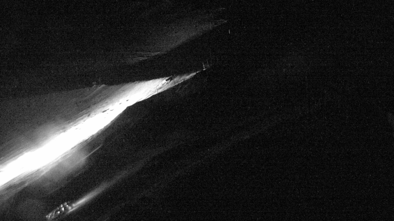 Mt Hutt South Peak snow cam captured at 11 September 2026 at 8:54 pm NZST