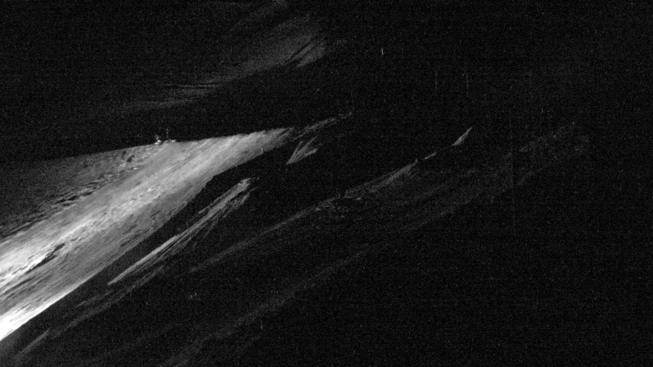 Mt Hutt South Peak snow cam captured at 12 September 2026 at 8:54 pm NZST