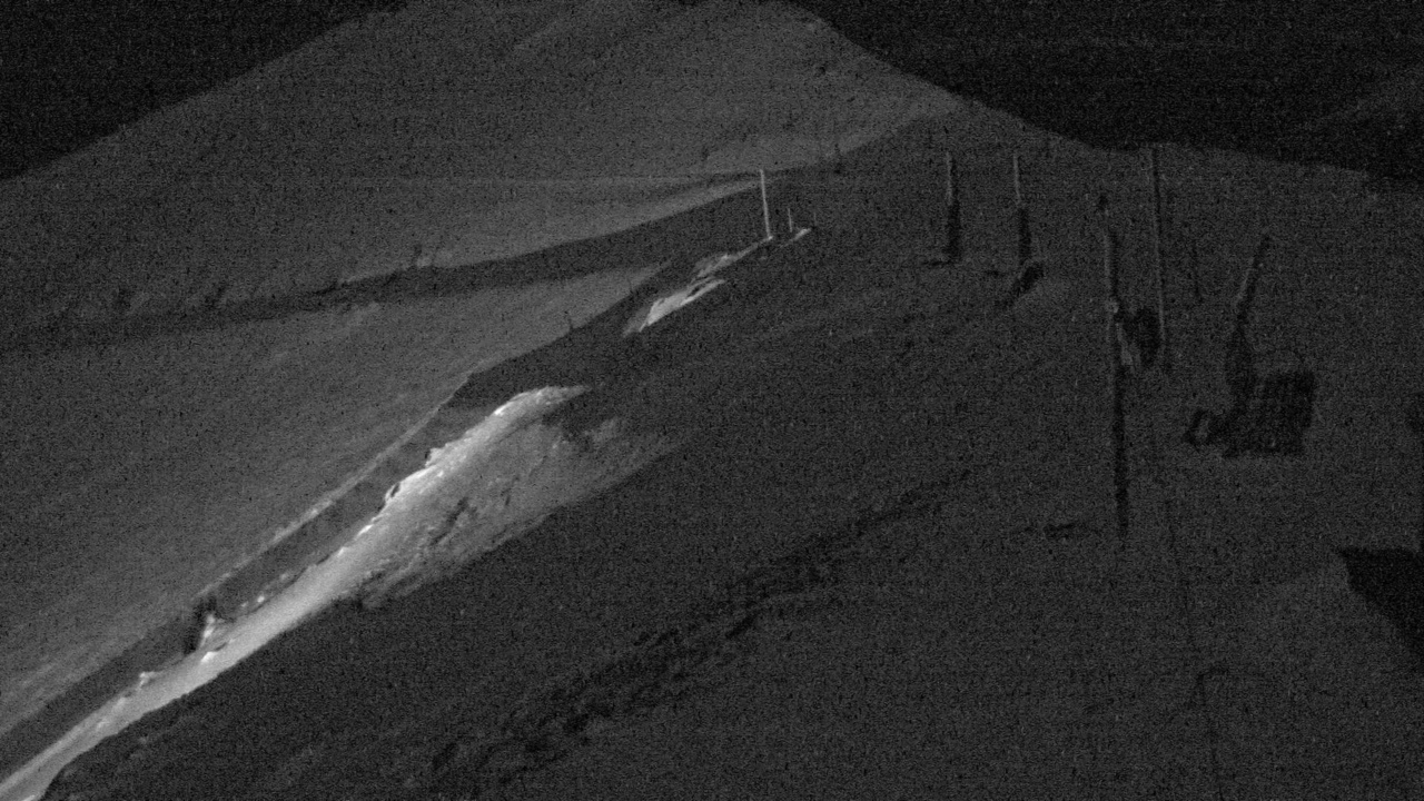 Mt Hutt South Peak snow cam captured at 23 September 2026 at 8:51 pm NZST