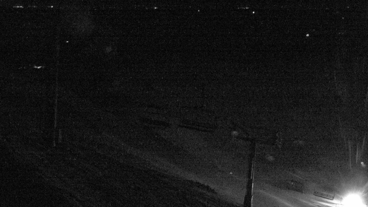 Mt Hutt Rakaia River snow cam captured at 12 September 2026 at 8:54 pm NZST