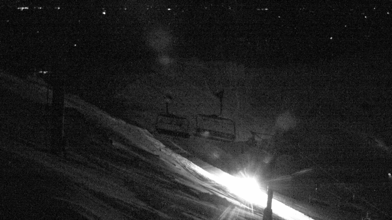 Mt Hutt Rakaia River snow cam captured at 17 September 2026 at 9:01 pm NZST