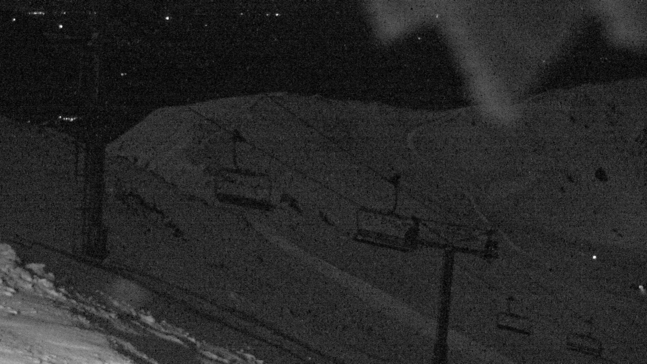 Mt Hutt Rakaia River snow cam captured at 23 September 2026 at 9:02 pm NZST