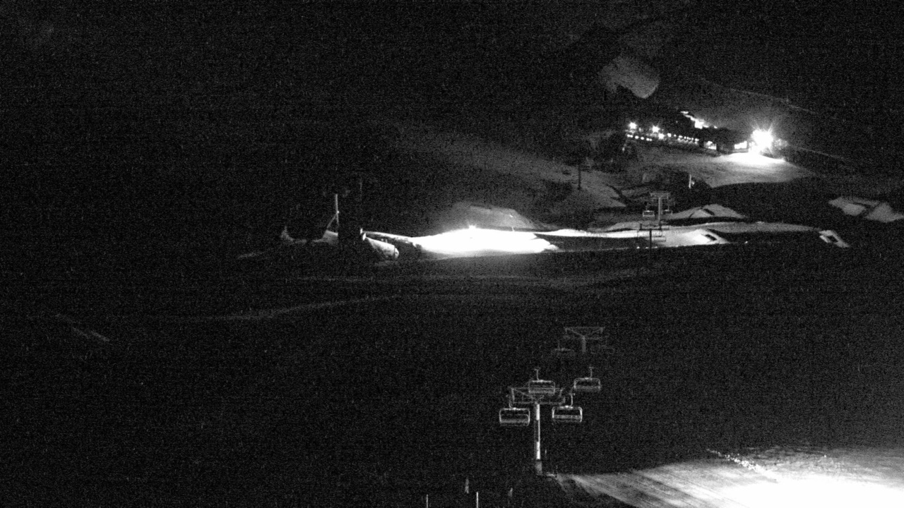 Mt Hutt Inner Basin snow cam captured at 13 September 2026 at 8:59 pm NZST