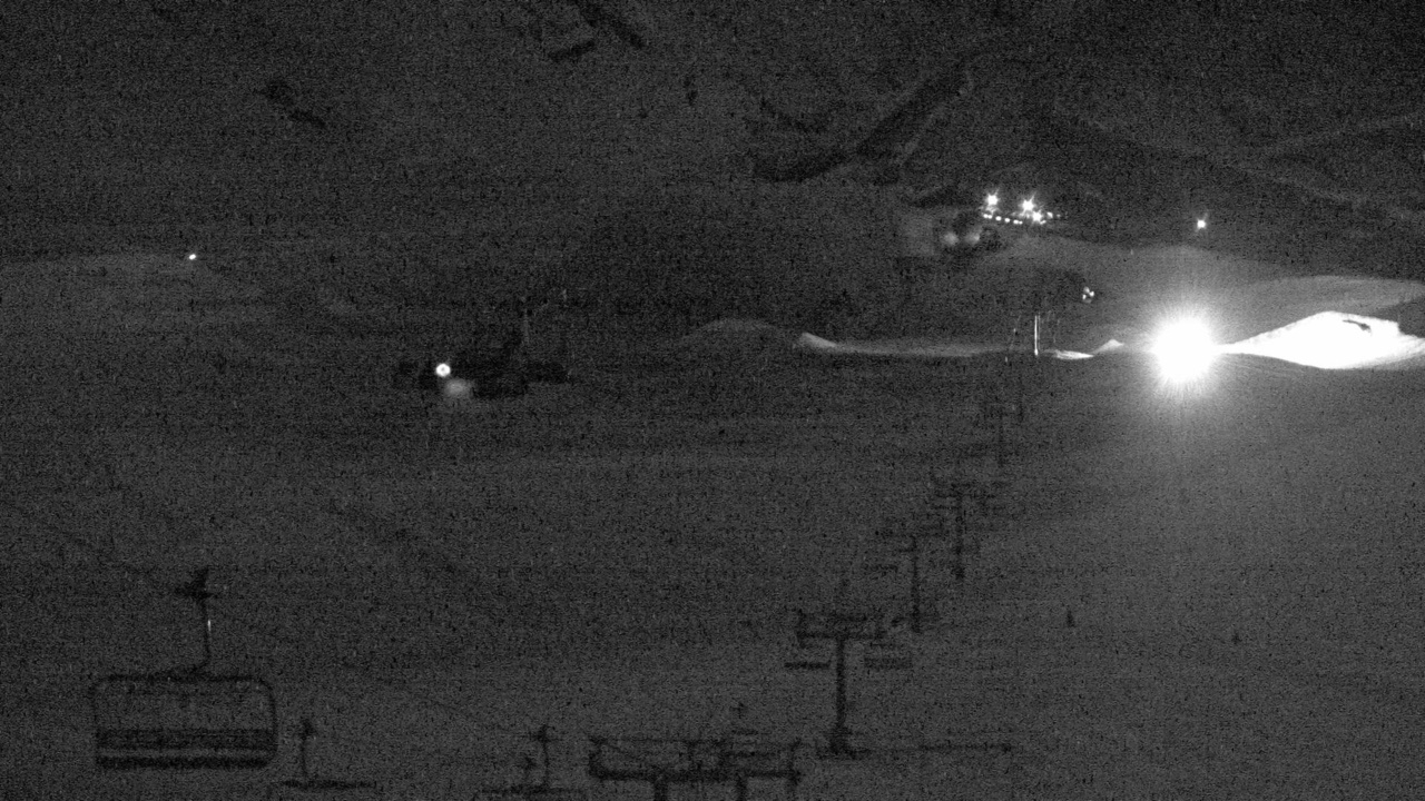 Mt Hutt Inner Basin snow cam captured at 24 September 2026 at 9:03 pm NZST