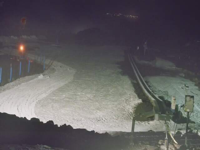 Tūroa Alpine Meadow snow cam captured at 7 September 2026 at 11:57 pm NZST