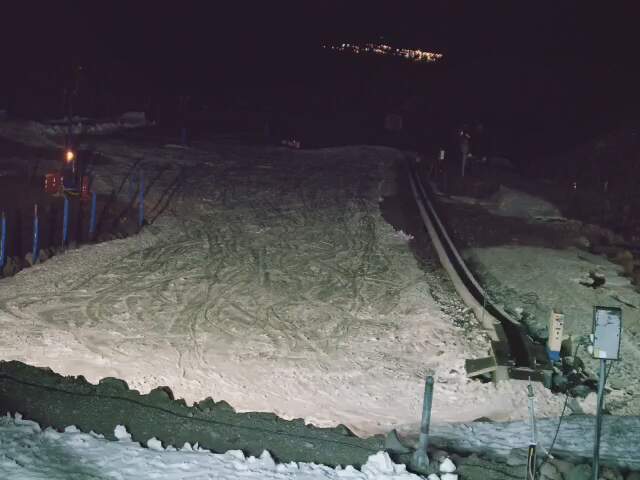 Tūroa Alpine Meadow snow cam captured at 9 September 2026 at 11:59 pm NZST