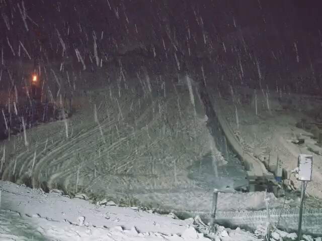 Tūroa Alpine Meadow snow cam captured at 10 September 2026 at 11:59 pm NZST
