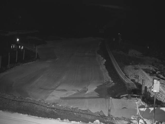Tūroa Alpine Meadow snow cam captured at 14 September 2026 at 11:56 pm NZST