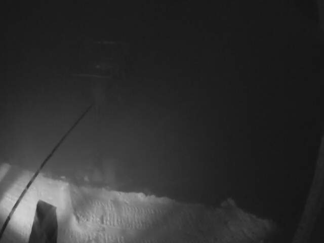 Tūroa High Noon Return snow cam captured at 6 September 2026 at 11:57 pm NZST