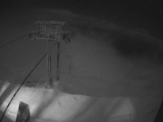 Tūroa High Noon Return snow cam captured at 23 September 2026 at 11:57 pm NZST