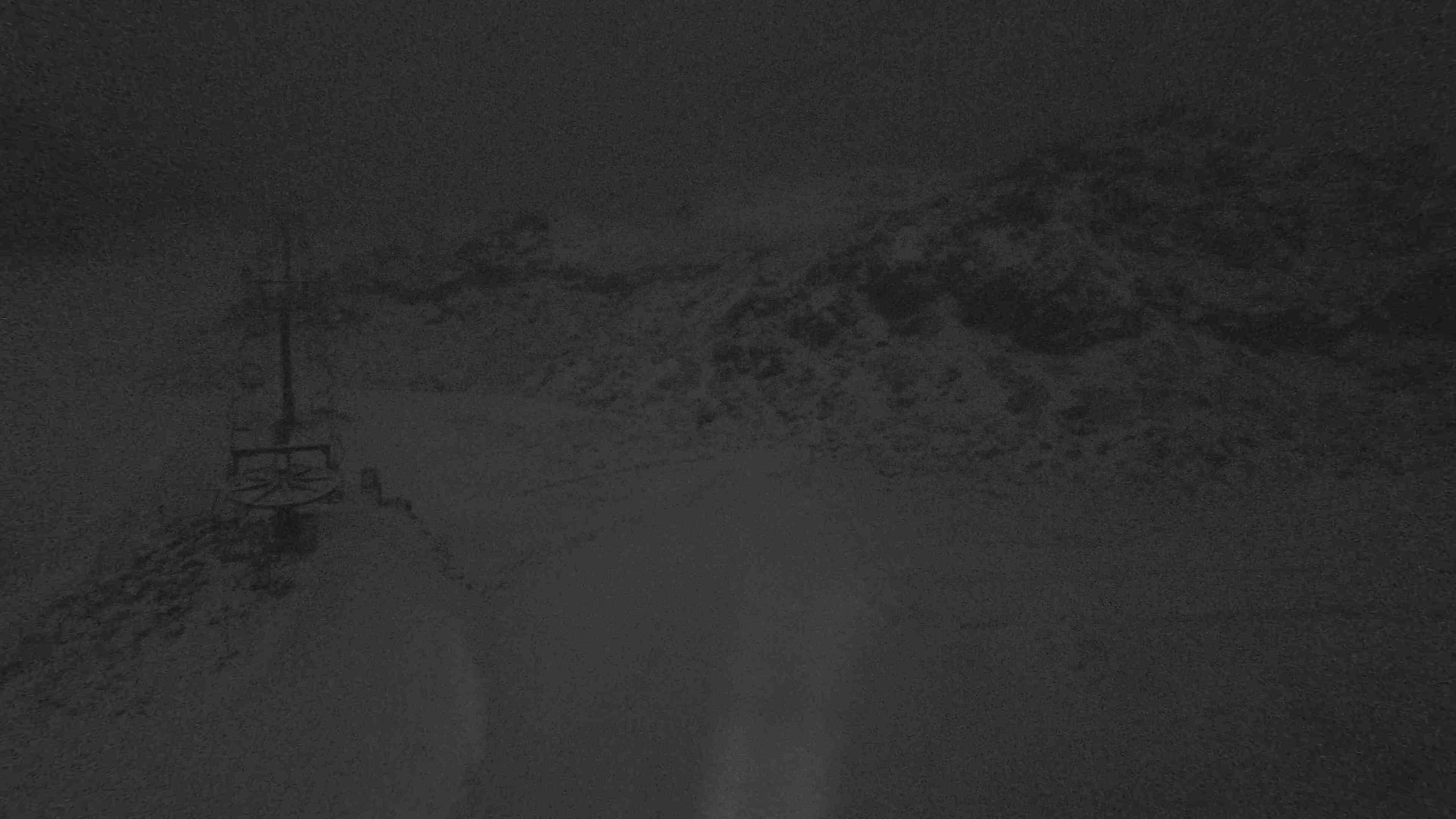 Whakapapa Happy Valley snow cam captured at 25 September 2026 at 11:46 pm NZST