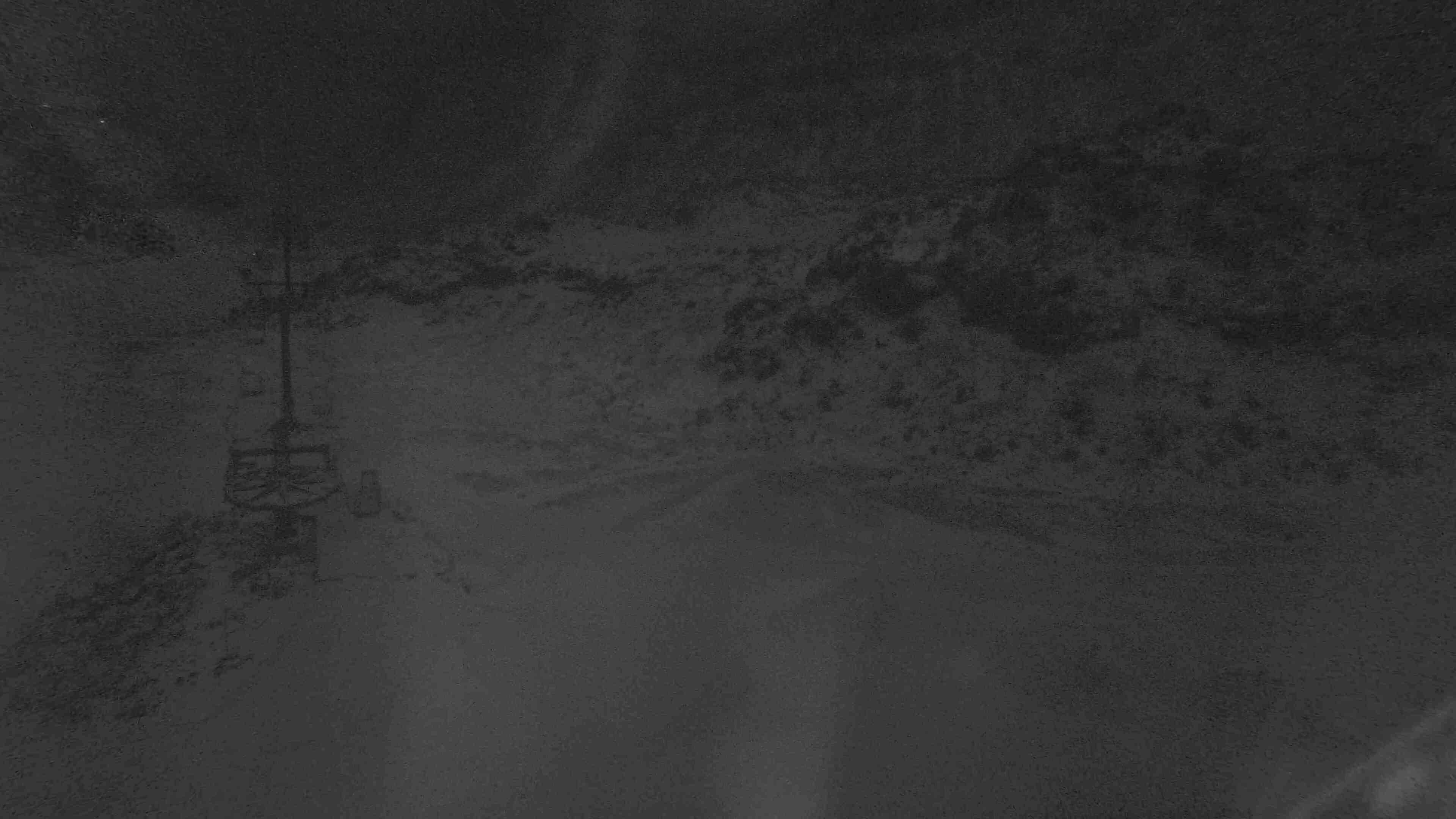 Whakapapa Happy Valley snow cam captured at 27 September 2026 at 11:49 pm NZDT