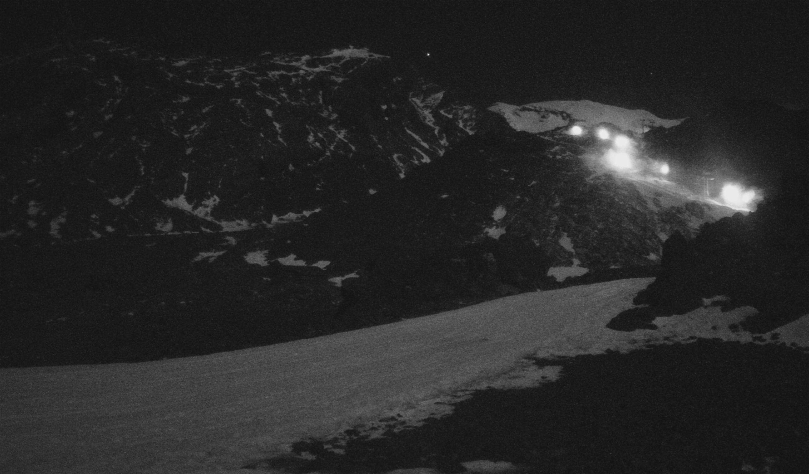 Whakapapa Staircase Slopes snow cam captured at 22 September 2026 at 11:46 pm NZST