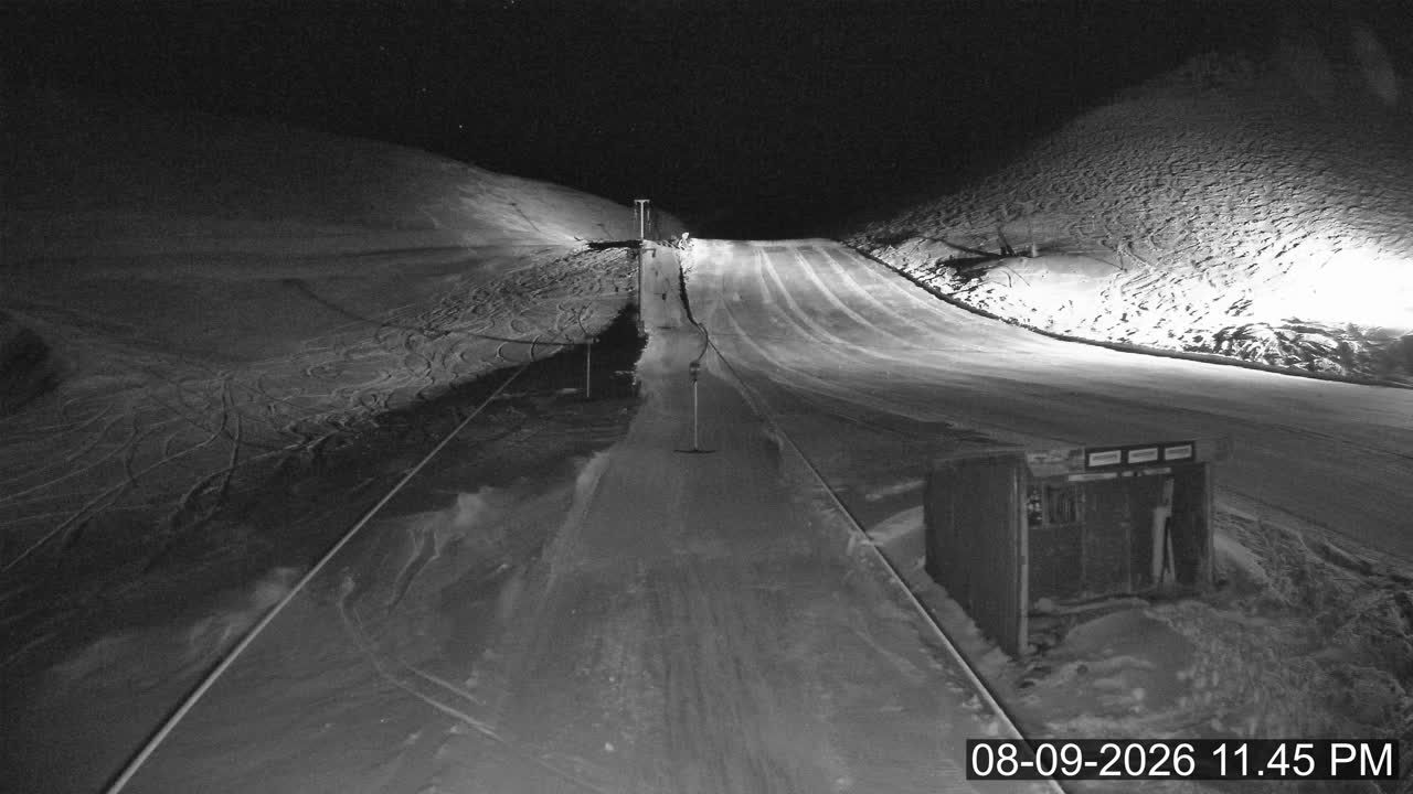 Porters Sundance snow cam captured at 8 September 2026 at 11:48 pm NZST