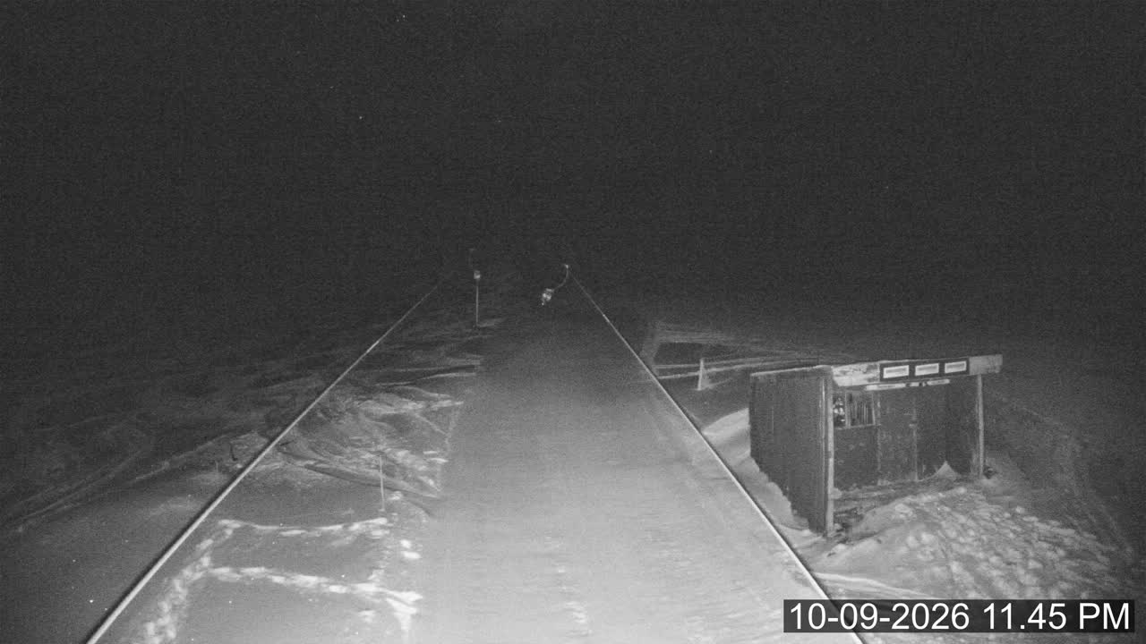 Porters Sundance snow cam captured at 10 September 2026 at 11:48 pm NZST