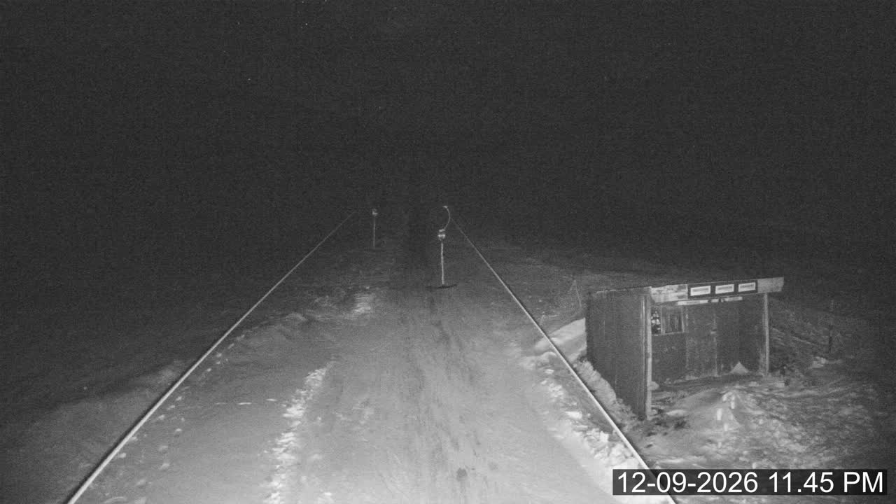Porters Sundance snow cam captured at 12 September 2026 at 11:50 pm NZST