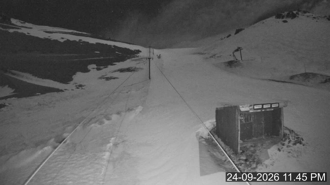 Porters Sundance snow cam captured at 24 September 2026 at 11:47 pm NZST