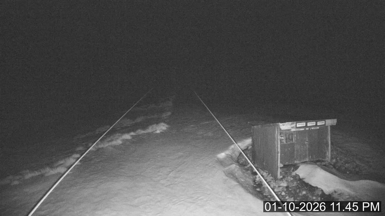 Porters Sundance snow cam captured at 1 October 2026 at 11:47 pm NZDT