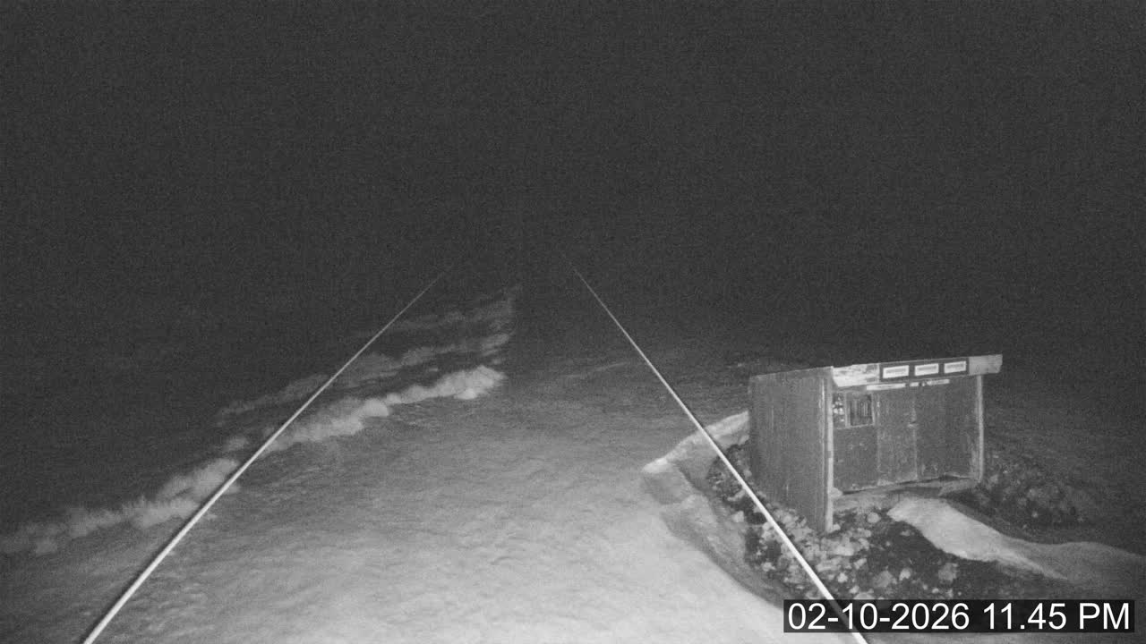 Porters Sundance snow cam captured at 2 October 2026 at 11:48 pm NZDT