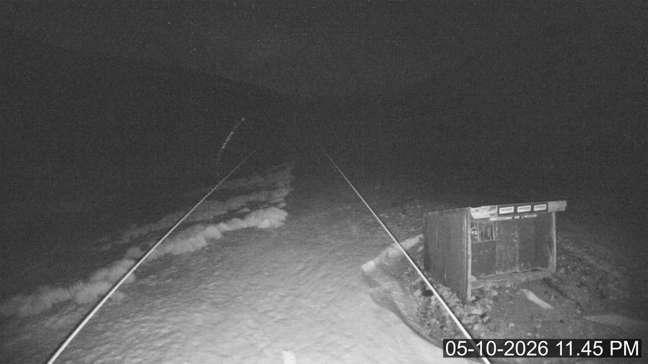 Porters Sundance snow cam captured at 5 October 2026 at 11:47 pm NZDT