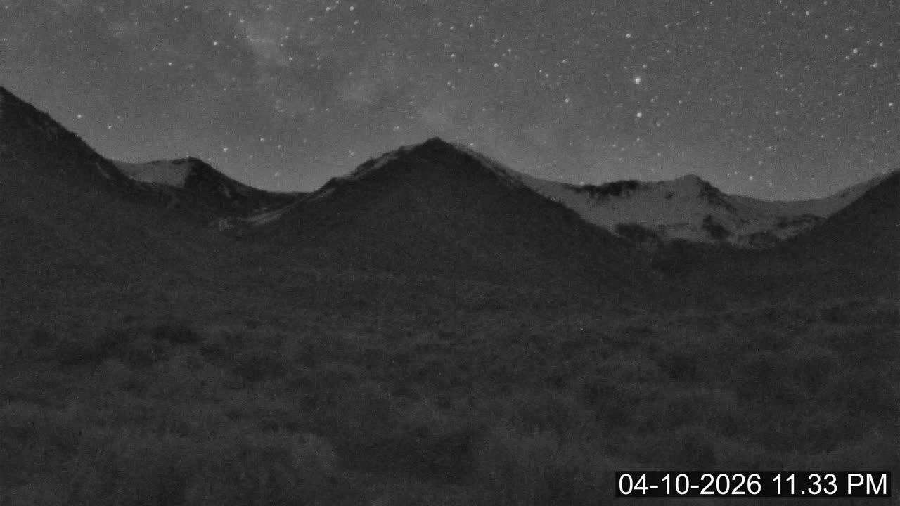 Porters Lodge snow cam captured at 4 October 2026 at 11:50 pm NZDT