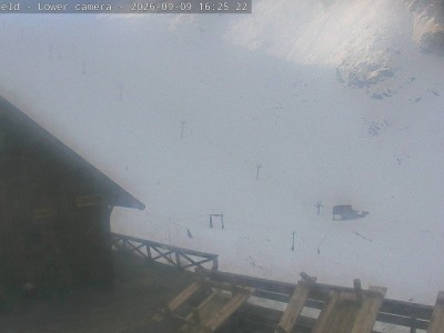 Ōhau Snow Fields Daylodge – Avalunch Cafe & Club Deck snow cam captured at 9 September 2026 at 4:41 pm NZST