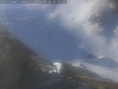 Ōhau Snow Fields Daylodge – Avalunch Cafe & Club Deck snow cam captured at 20 September 2026 at 4:25 pm NZST