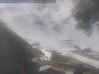 Ōhau Snow Fields Daylodge – Avalunch Cafe & Club Deck snow cam captured at 3 October 2026 at 4:24 pm NZDT