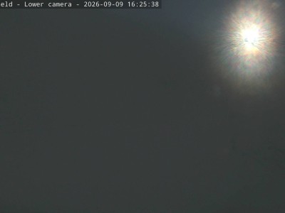 Ōhau Snow Fields Snow Mat Slope snow cam captured at 9 September 2026 at 4:41 pm NZST