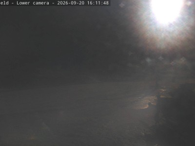 Ōhau Snow Fields Snow Mat Slope snow cam captured at 20 September 2026 at 4:40 pm NZST