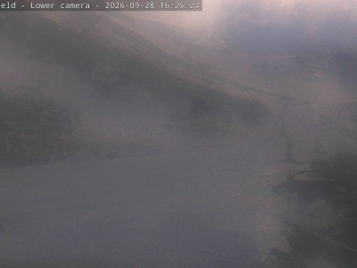 Ōhau Snow Fields Snow Mat Slope snow cam captured at 28 September 2026 at 4:27 pm NZDT