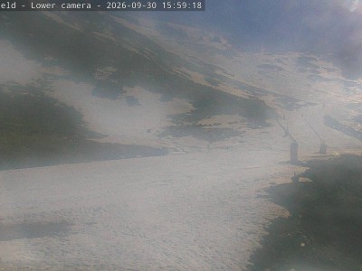 Ōhau Snow Fields Snow Mat Slope snow cam captured at 30 September 2026 at 4:25 pm NZDT