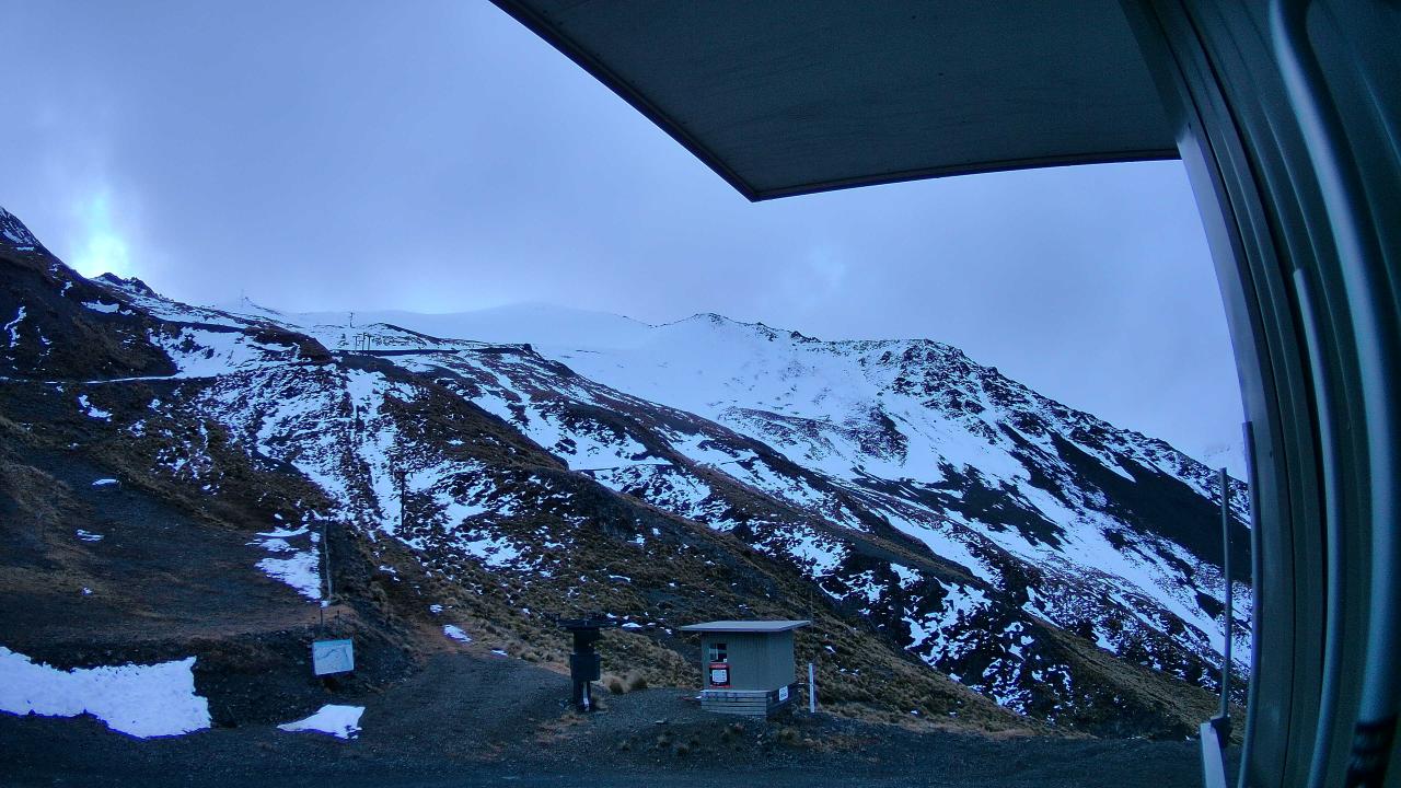 Mt Cheeseman Mt Cheeseman snow cam captured at 16 September 2026 at 6:49 pm NZST