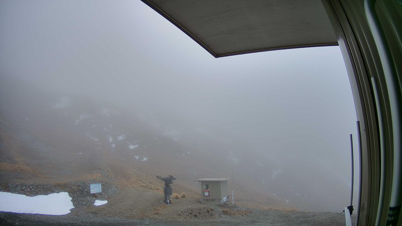 Mt Cheeseman Mt Cheeseman snow cam captured at 3 October 2026 at 7:05 pm NZDT