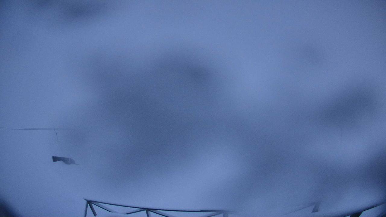 Mt Cheeseman Cockayne Face snow cam captured at 6 September 2026 at 9:45 pm NZST