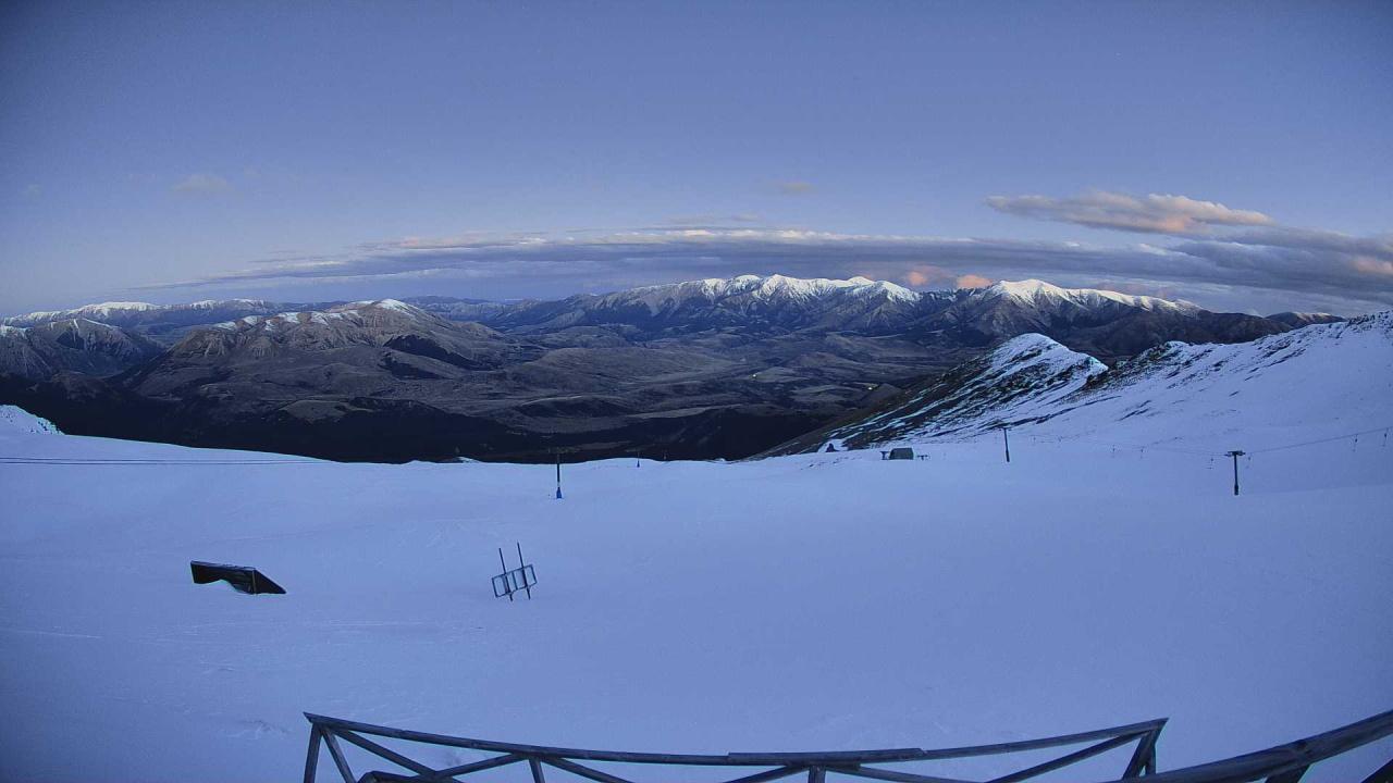 Mt Cheeseman Cockayne Face snow cam captured at 11 September 2026 at 6:47 pm NZST